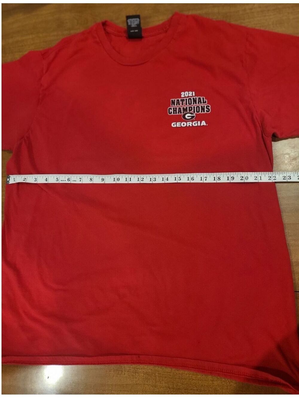 Hanes Georgia Bulldogs 2021 National Champions Schedule T-Shirt-66